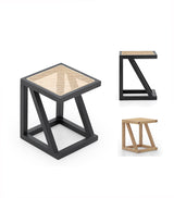BASALT - RATTAN SIDE TABLE - NATURAL