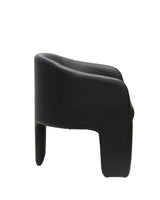 MARINO TUB CHAIR - BLACK PU