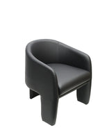 MARINO TUB CHAIR - BLACK PU