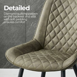 Tyler Fabric Chair (Set of 4) - Olive Green
