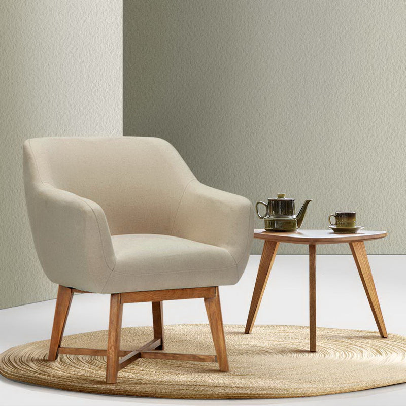Aston Tub Accent Chair - Beige