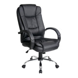 BROOK Office Chair Gaming Computer Chairs Executive PU Leather Seating Black