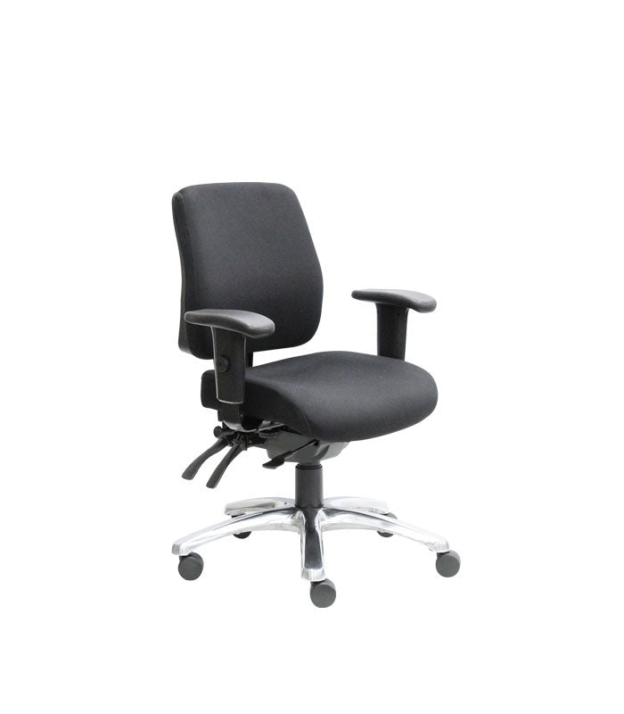 SAGE PREMIUM ERGONOMIC TASK CHAIR - HEAVY DUTY OPERATOR ARM CHAIR