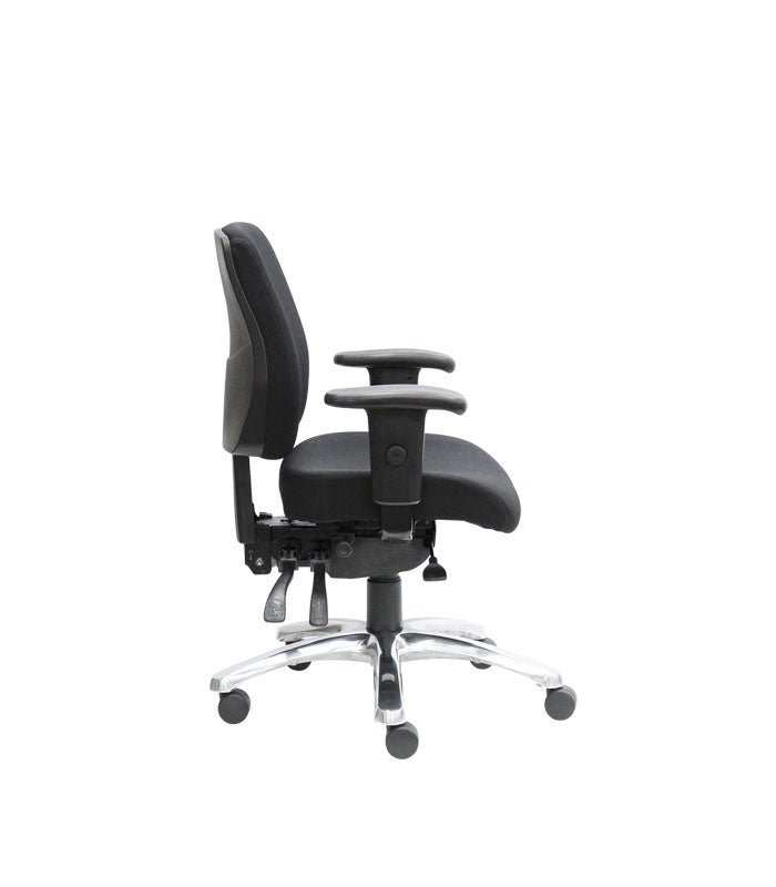 SAGE PREMIUM ERGONOMIC TASK CHAIR - HEAVY DUTY OPERATOR ARM CHAIR