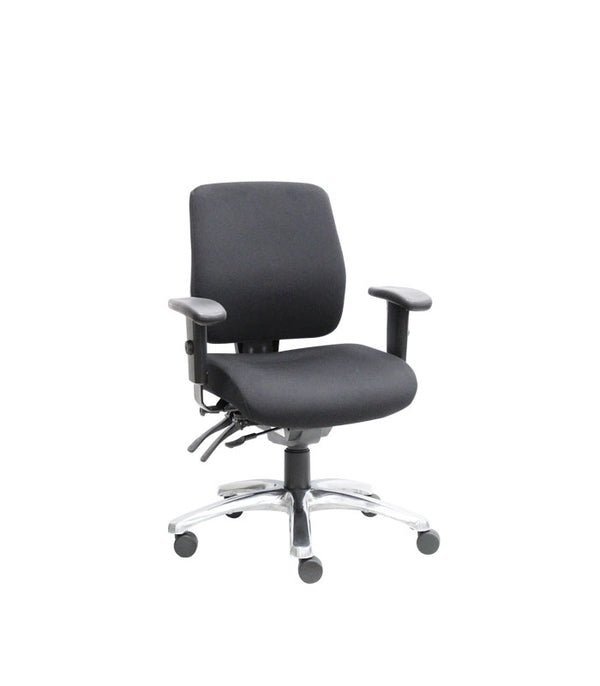 SAGE PREMIUM ERGONOMIC TASK CHAIR - HEAVY DUTY OPERATOR ARM CHAIR