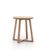 WINGO - RATTAN SIDE TABLE - BLACK