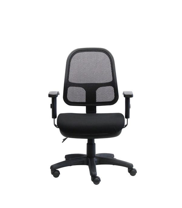 YURI ERGONOMIC OFFICE MESH CHAIR - HEAVY DUTY OPERATOR ARM CHAIR