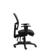 YURI ERGONOMIC OFFICE MESH CHAIR - HEAVY DUTY OPERATOR ARM CHAIR